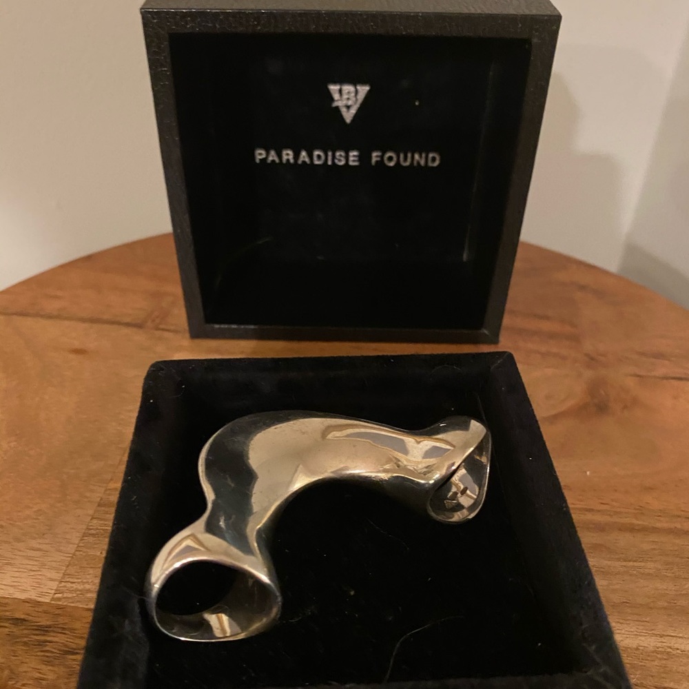 Betony Vernon Sterling Silver Petting Ring